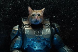 Reklama na Xbox Series X s Master Chiefem... jako kočkou