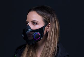 Chytrý respirátor s RGB od Razeru proti covidu-19 se stává skutečností