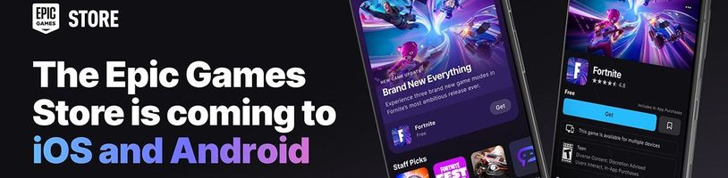 Epic Games Store míří na iOS a Android