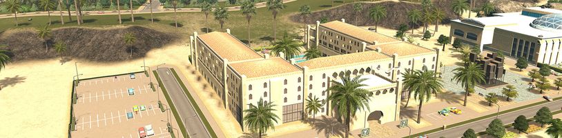 Hotely posledním rozšířením Cities: Skylines